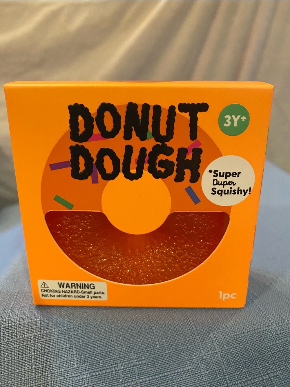 J’adore Donut Dough Sugar Squishy Squeezy Sensory Fidget Orange